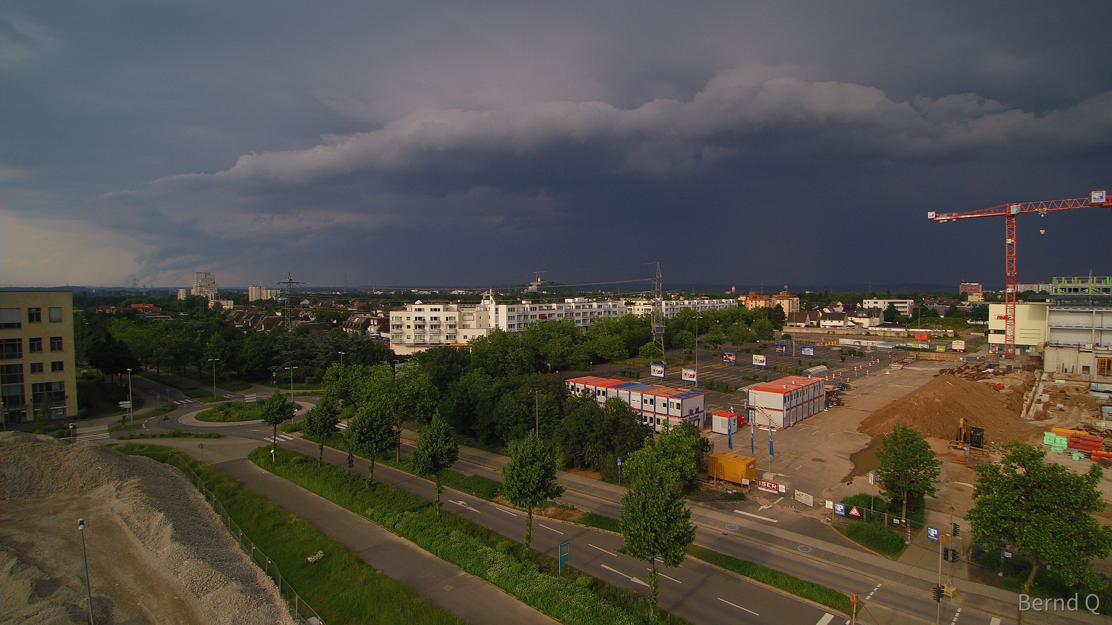 Ein Unwetter zieht auf