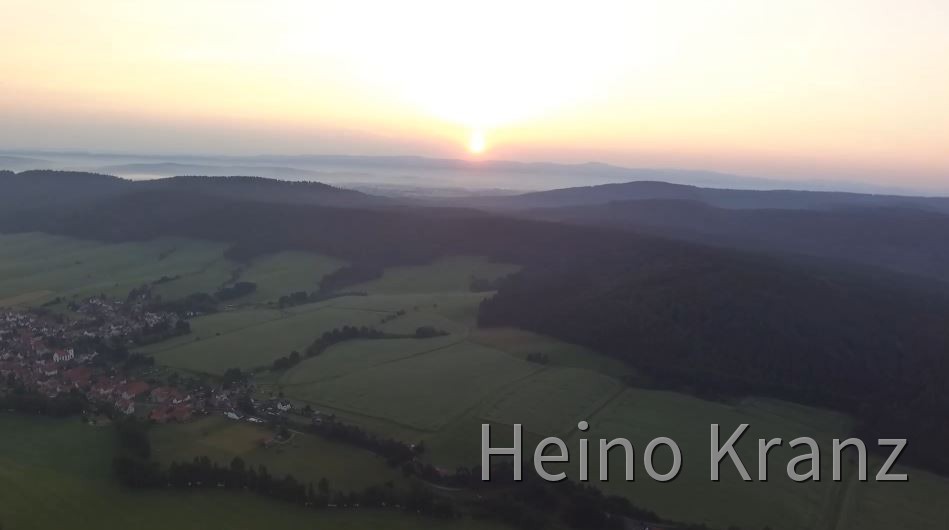 Sonnenaufgang in der Rhön