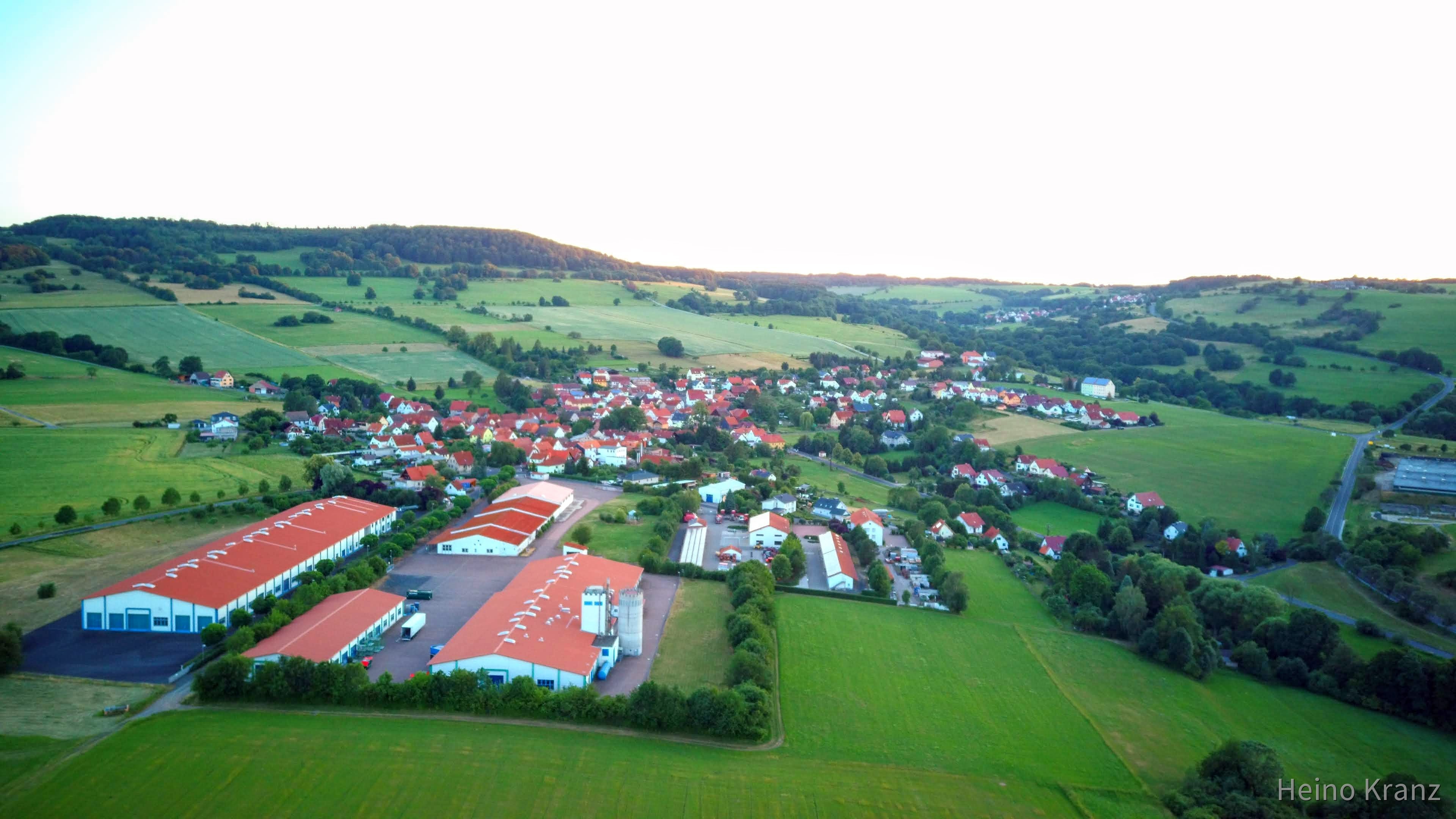 Abends in der Rhön , Empfertshausen