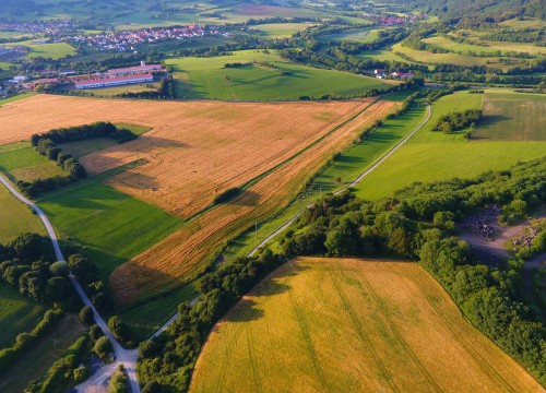 Landschaftsaufnahmen in der Rhön