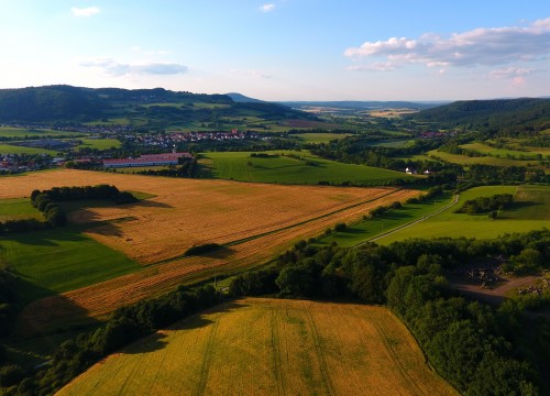 Landschaftsaufnahmen in der Rhön