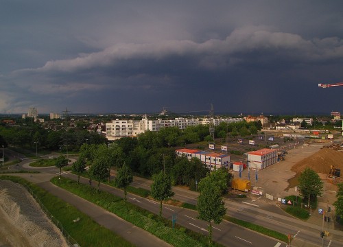 Ein Unwetter zieht auf