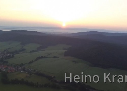 Sonnenaufgang in der Rhön