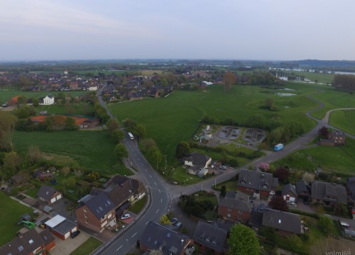 Meine Heimat Bislich von oben